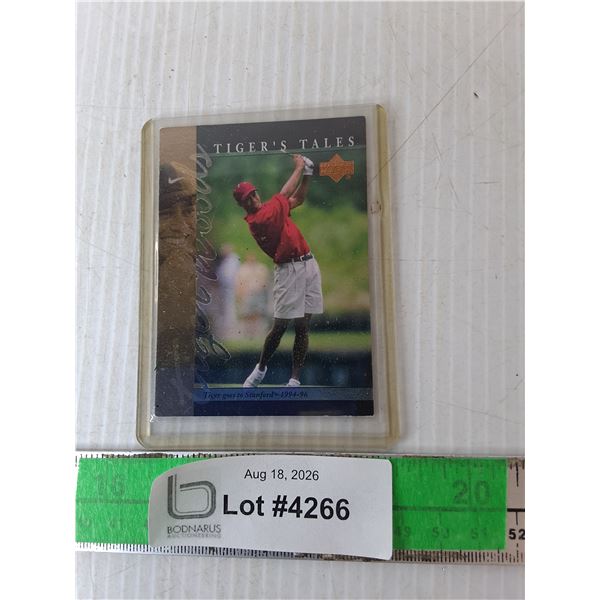 Upper Deck Tiger Woods Card- Cannot Authenticate