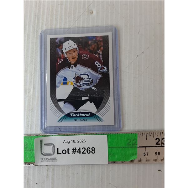 Upper Deck Cale Makar Rookie Card- Cannot Authenticate
