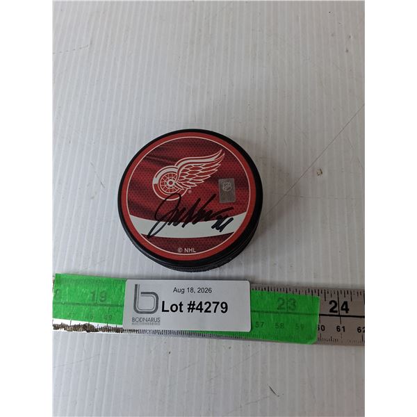 Detroit Red Wings Joey Kocur Autographed Puck- Can't Authenticate