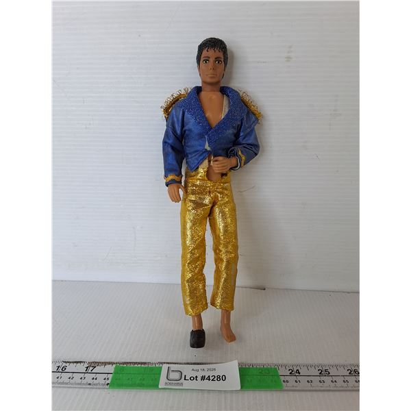 Michael Jackson Plastic Doll 11.5"