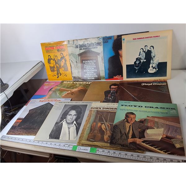 (12) Records- Neil Diamond, The Original Carter Family, Elvis Costello, Misc.