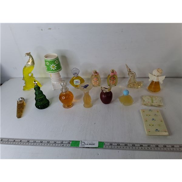 (13) Avon Cologne Bottles &  Fragrance Satchets- Most Full, Can't Ship