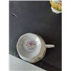 Image 4 : Royal Albert Bone China "Tea Rose" Cups, Creamer & Cake Platter