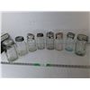 Image 1 : (8) Mason Jars Up to 7.75"
