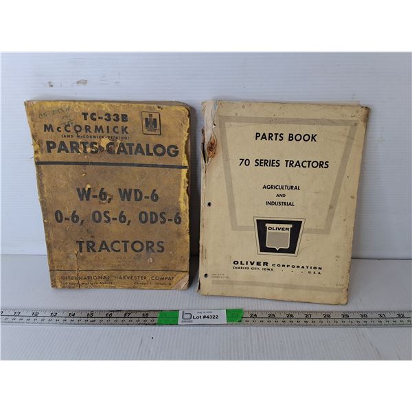 Vintage Oliver & McCormick Parts Catalogues