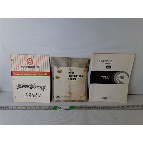 John Deere, Massey Ferguson & Morris Manuals