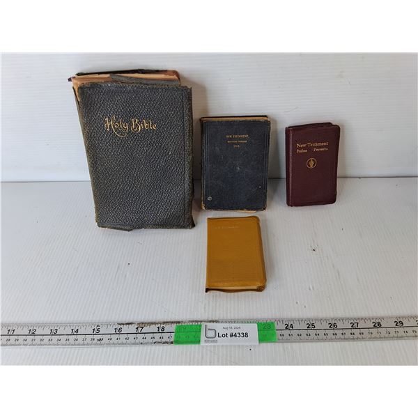 Vintage and Antique Holy Bible & New Testament Pocket Books