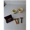 Image 3 : Old Spice Ceramic Mugs, Vintage Safety Razors, Razor Strops
