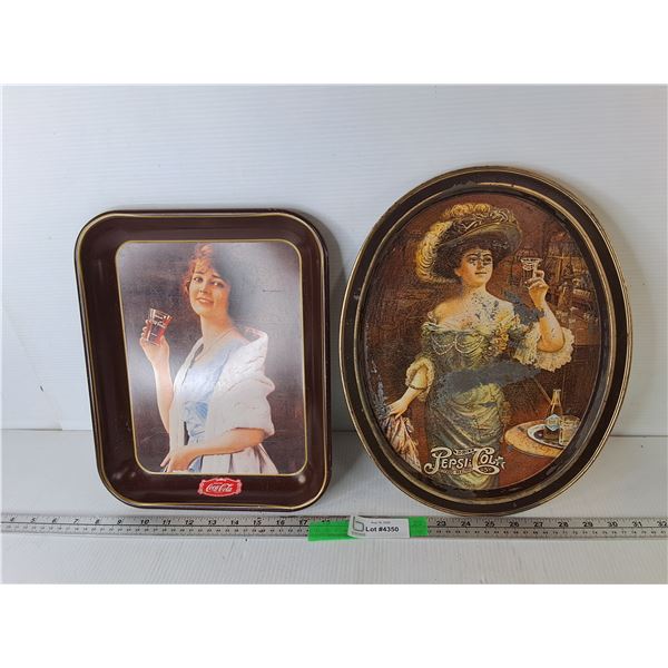 Coca-Cola & Pepsi-Cola Trays Up to 14.5" x 11.5"