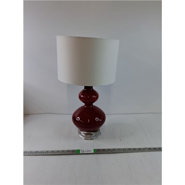 21" Lamp With Shade- Powers On