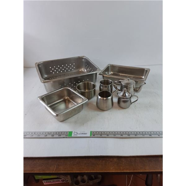 (3)Stainless Steel Inserts, Misc