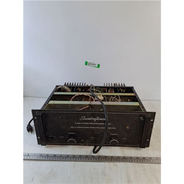 Soundcraftsmen Class H Power Amplifier Untested As-Is