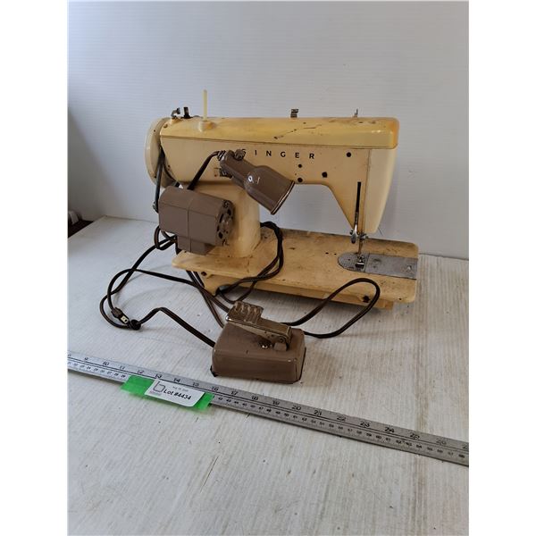 Singer Sewing Machine Powers On