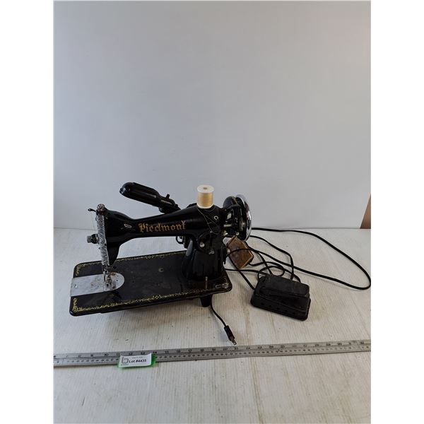 Piedmont Sewing Machine Powers On