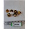 Image 1 : (5) Small Wooden Trinket Boxes with Cat Art