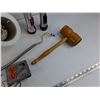 Image 3 : Flashlights, Meat Tenderizer Mallet, Wall Socket, Light Bulb Holder, Shade Bracket