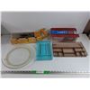 Image 1 : Mastercraft Miter Box & Saw, Microwave Tray, Food Container Set, Cutlery Tray