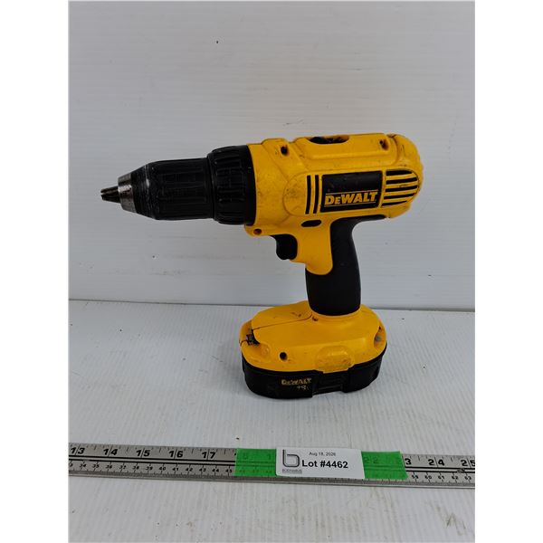 DeWalt 18V Cordless Drill - Powers On, As Is