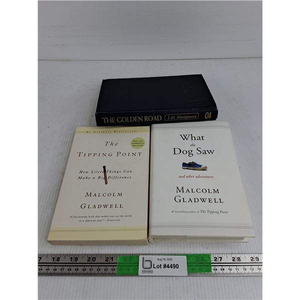 (3) Books - The Golden Road, The Tripping Point, What the Dog Saw