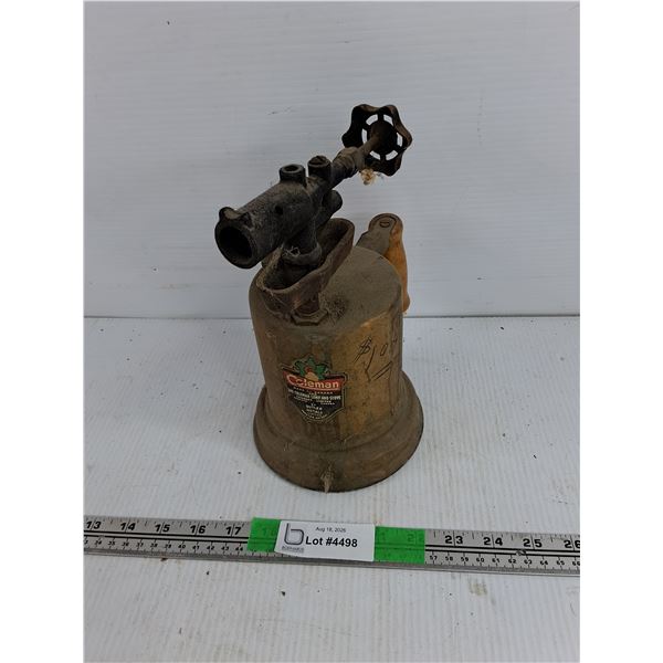 Vintage Coleman Propane Torch