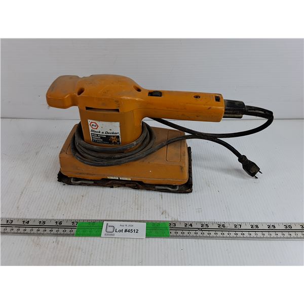 Black & Decker Dual Action Sander - Powers On, As Is