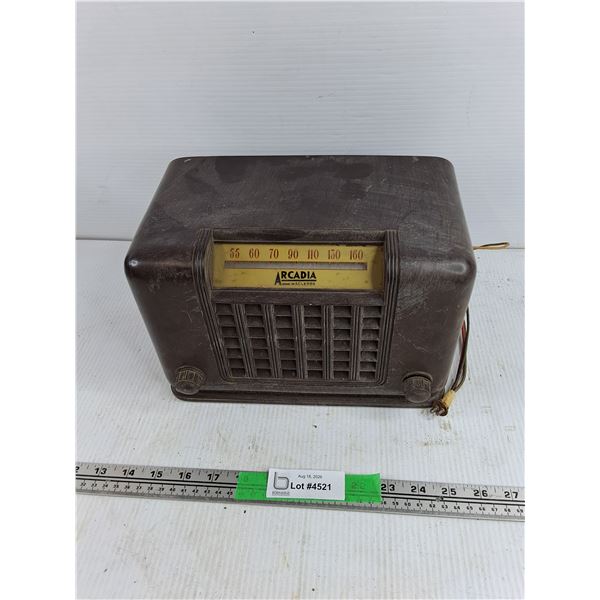 Vintage Arcadia Macleods Radio - As Is