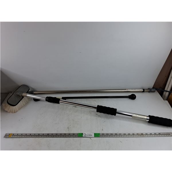 Brush & Adjustable Curtain Rods - PICKUP ONLY