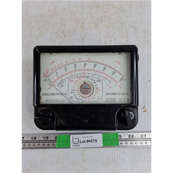 Simpson Ultra High Sensitivity Multimeter
