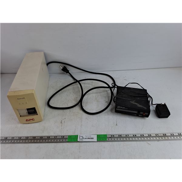 APC Back UPS 200 & Sat Tec RF Modulator - As Is