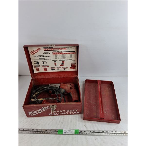 Milwaukee Heavy Duty Corded Drill - Powers On, As Is
