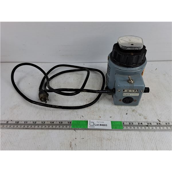 Powerstat Variable Autotransformer - As Is