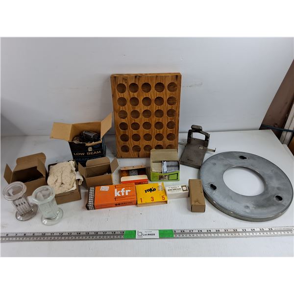 Radio Tubes, Supersede Holders, Film Ribbon, Micro Cover Glass, Misc