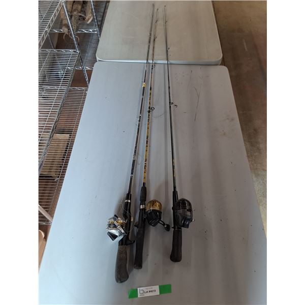 *(3) Fishing Rods - PICKUP ONLY