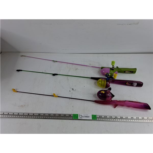 (3) Kids Fishing Rods