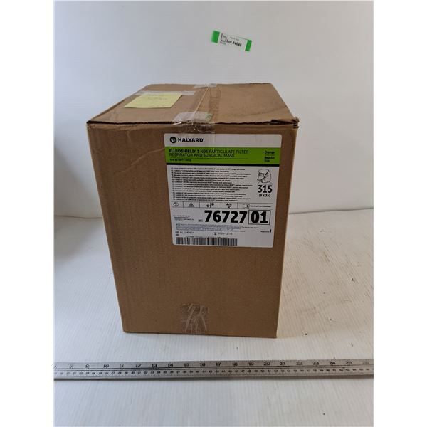 (9) Boxes of (35) Fluidshield 3 N95 Particulate Filter and Surgical Masks