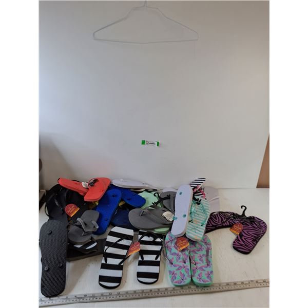 Assorted Juncture Women's Flip Flops, Sizes 5/6 to 11/12