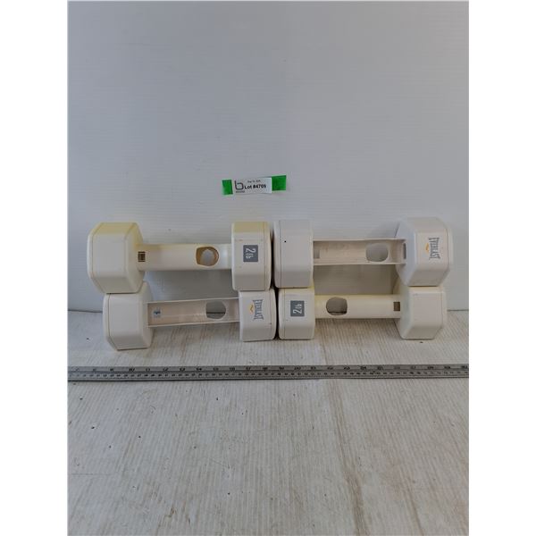 (4) Everlast 2lb Weights