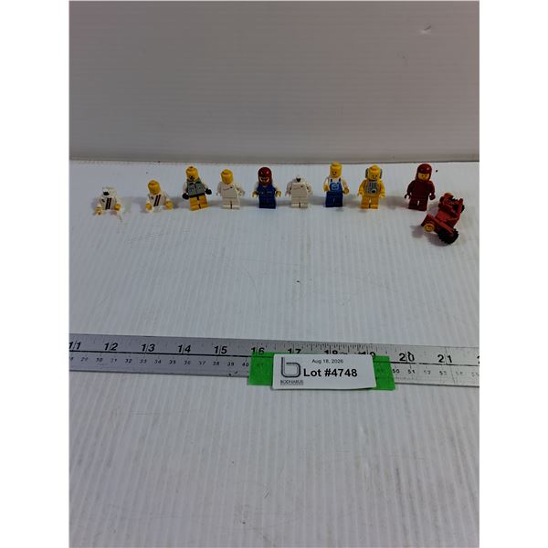 Assorted LEGO Figures & Bicycle