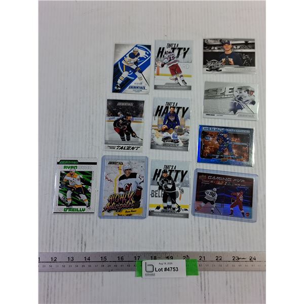 (11) Credentials & Upper Deck Hockey Cards, Cannot Authenticate