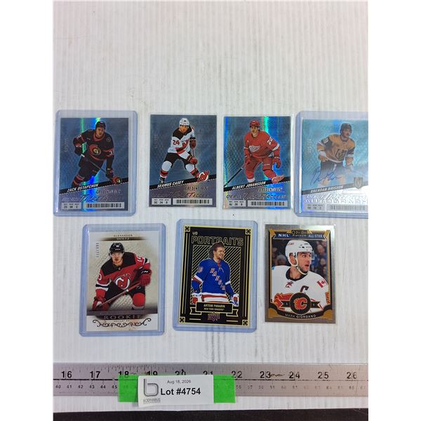(7) Credentials, Upper Deck, O-Pee-Chee Hockey Cards