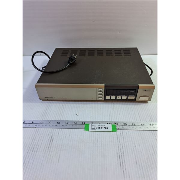 Toki TR220 Satellite Video Receiver - Untested