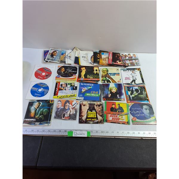 Assorted Movie and Game Discs