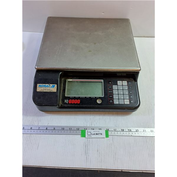 Nora IQ 6000 Weighing Scale Max 60lb - Untested