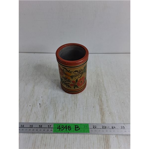 Russian Tobbaco Jar- 6" Tall