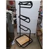 Image 5 : (1)  3-Tier Saddle Rack in Black Powder Coated Steel-30"x68"
