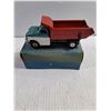 Image 7 : Vintage Asahi Tin Toy Chevrolet Dump Truck in Original Box-5" long