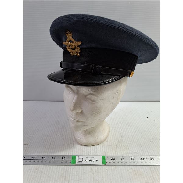Vintage Royal Canadian Air Force Peaked Service Dress Cap