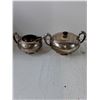 Image 5 : Antique Silver Plated Serving Set by Wm. Rogers Model 560- 8 Pieces in Total