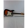 Image 1 : (1) ION Stratocaster-style Electric Guitar in 3 Tone Sunburst Finish-needs re-stringing-with case
