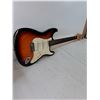 Image 2 : (1) ION Stratocaster-style Electric Guitar in 3 Tone Sunburst Finish-needs re-stringing-with case